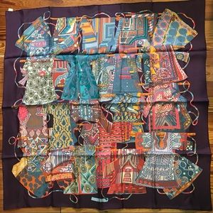 Hermes Voyage en Etoffes Scarf
